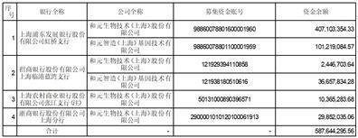 和元生物技术（上海）股份有限公司 关于2022年度募集资金存放 与实际使用情况的专项报告