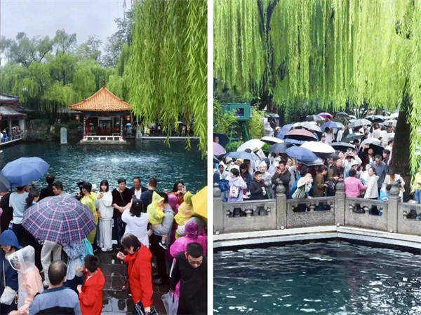 秋色满城 历下有约丨雨润泉城，双节同庆，天下第一泉邀您共赏烟雨诗画