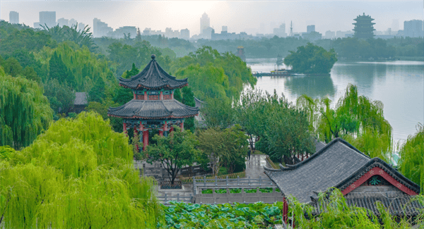 秋色满城 历下有约丨雨润泉城，双节同庆，天下第一泉邀您共赏烟雨诗画
