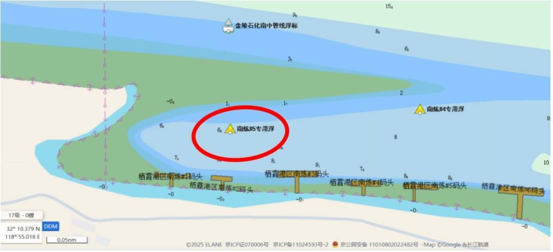 长江南京段水深异常，江苏海事部门发布提醒